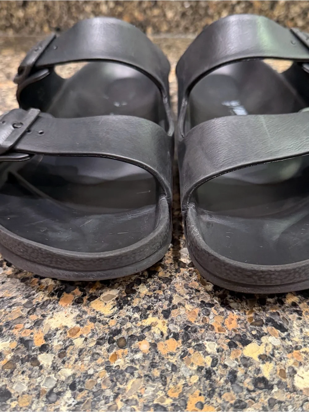 Birkenstock Black Footbed Slide Sandals Mens 11